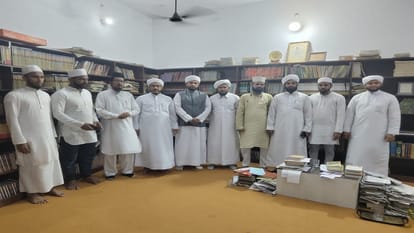 Library of Aala Hazrat books ready before Urs-e-Razavi in Bareilly