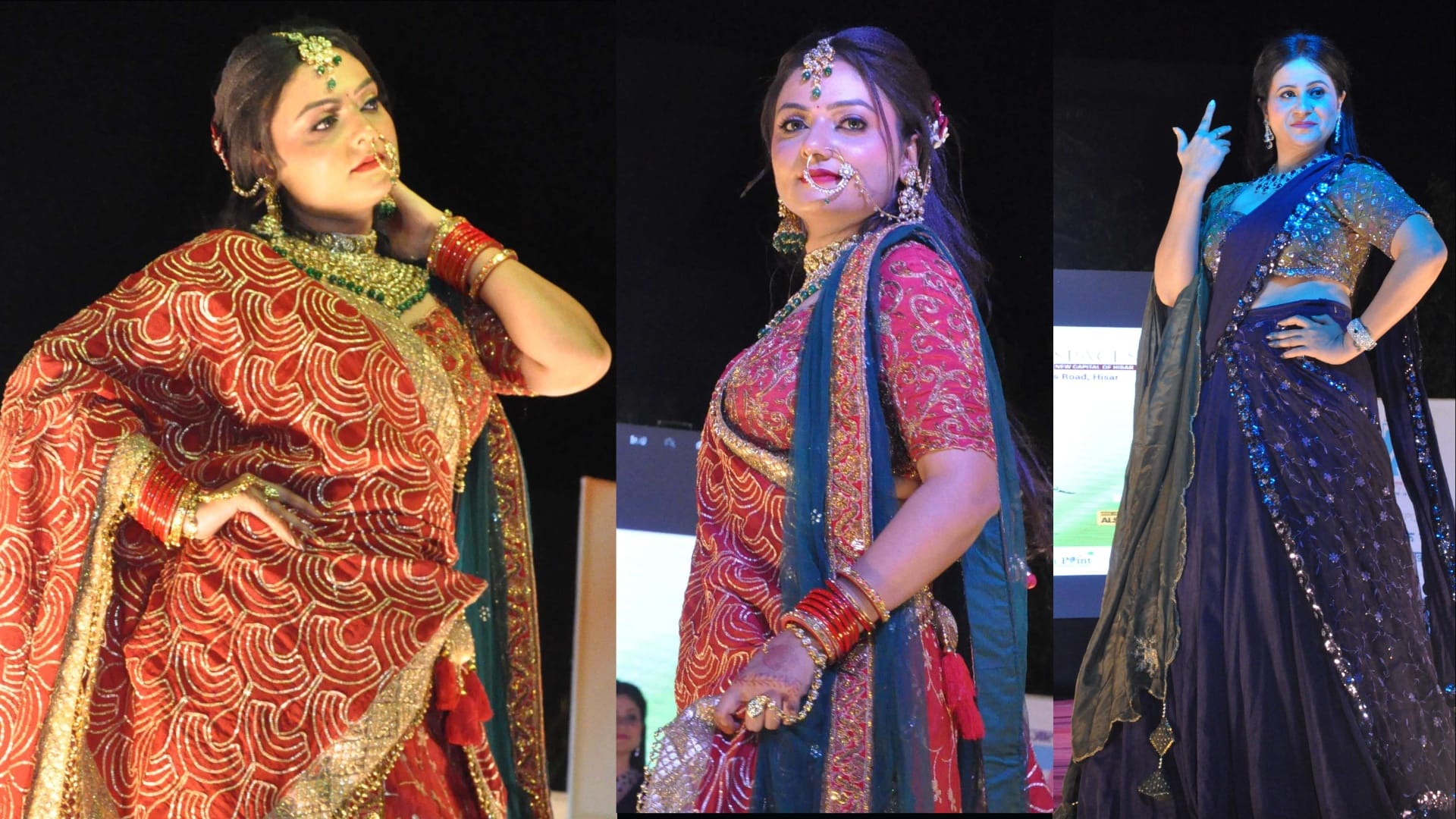 Fashion show organized by Amar Ujala in Hisar under the theme Maa Tujhe Pranam, see photos