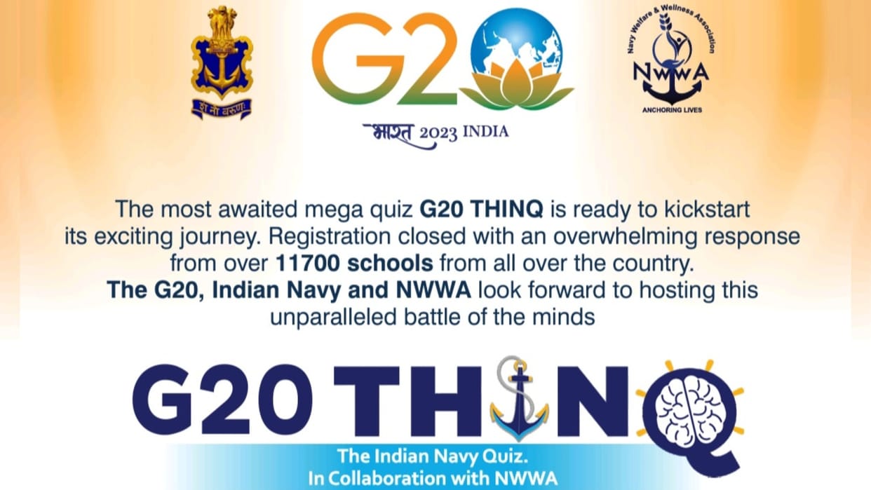 The Indian Navy Quiz has become an international event and rechristened “G20 THINQ"