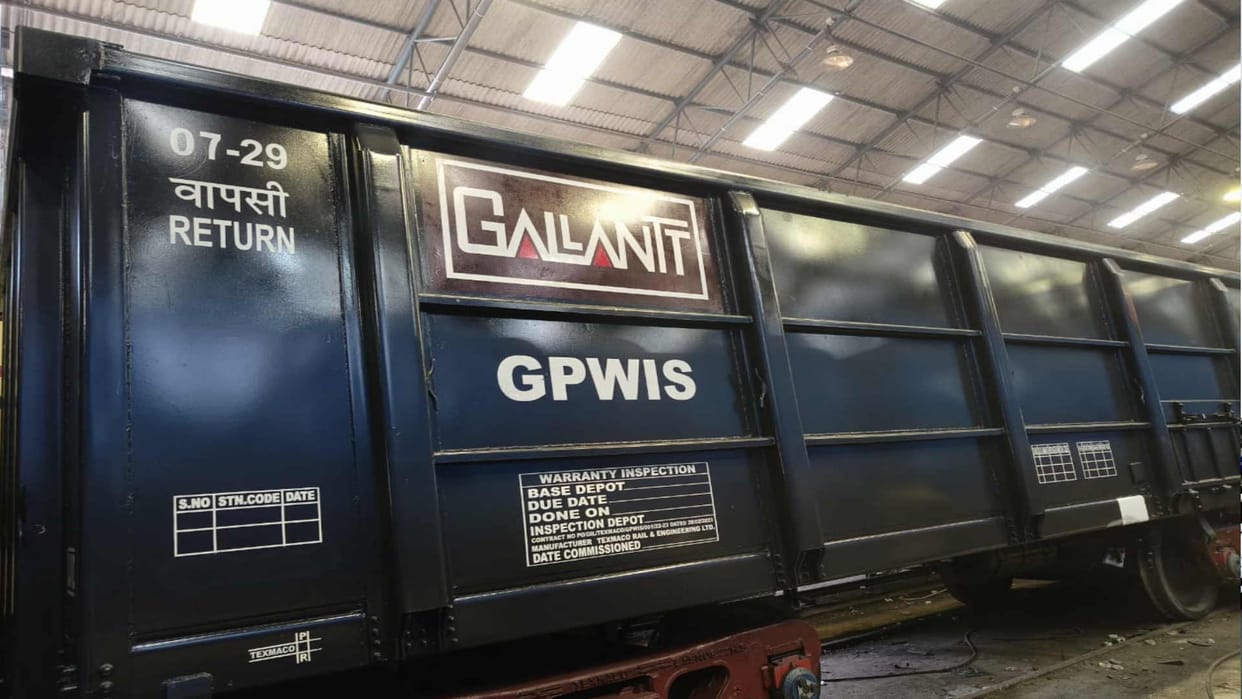 Gallant buys two goods train wagons, will transport raw material
