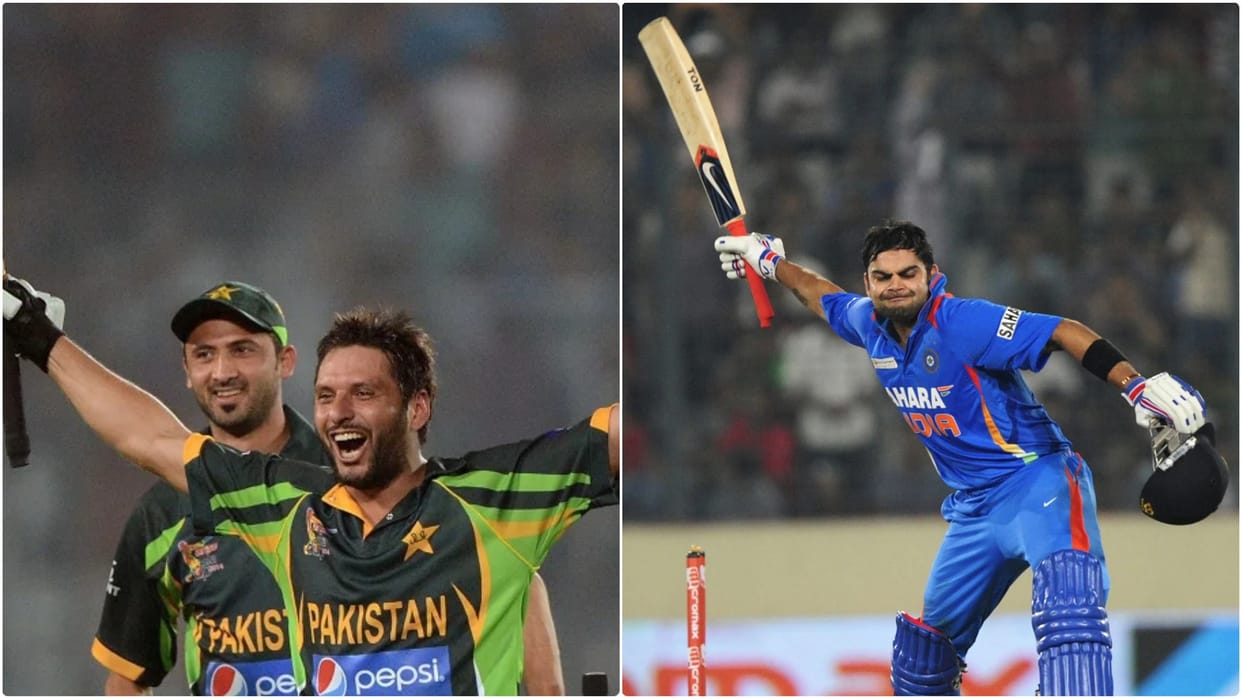 Virat Kohli records Century to Shahid Afridi sixes Five Unforgettable IND vs PAK Matches of Asia Cup