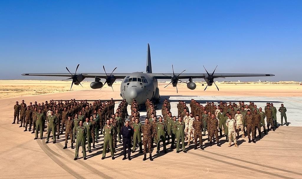 Indian Army and IAF contingent with Integrated Combat troops arrived at  Alexandria for ExBrightStar 23
