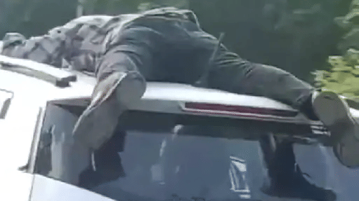 car stunt police searching indore case