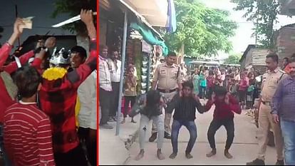Indore News: सोशल मीडिया पर चाकू लहराकर लोगों को डराया, पुलिस ने पूरे क्षेत्र में जुलूस निकलवाया waving knife on social media police took out a procession in the entire area