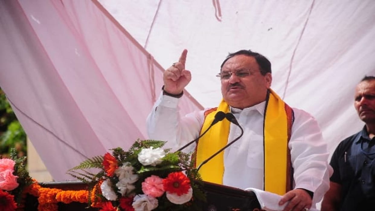 BJP National President JP Nadda at Meri Maati Mera Desh program in UP Ghaziabad