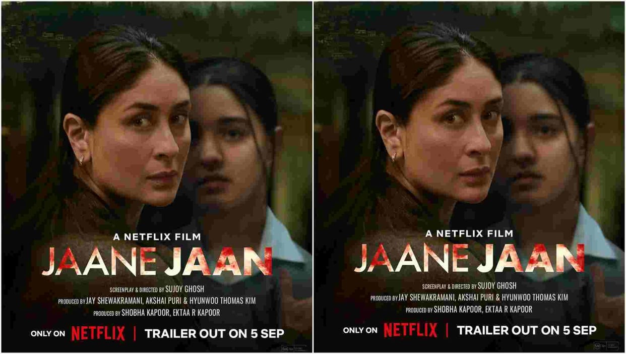 Kareena Kapoor Starring Netflix Jaane Jaan new Poster out Bebo shares trailer release date for her OTT debut