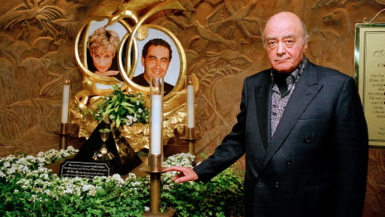 britain billionaire mohammed al fayed dies his son died with princess diana in paris target royal family