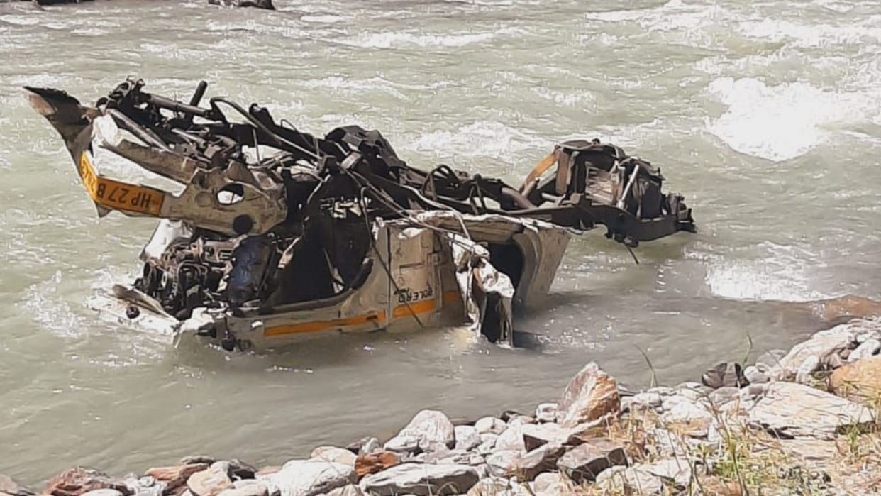 Two Killed pickup vehicle accident in Kinnaur Himachal Pradesh