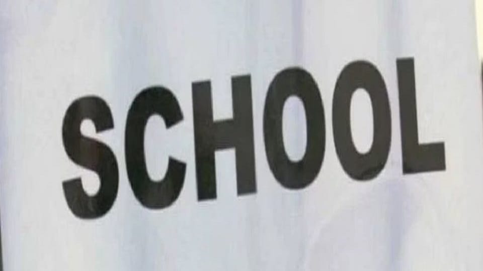 Seventh class student fell from the roof of the school on top of the bikes