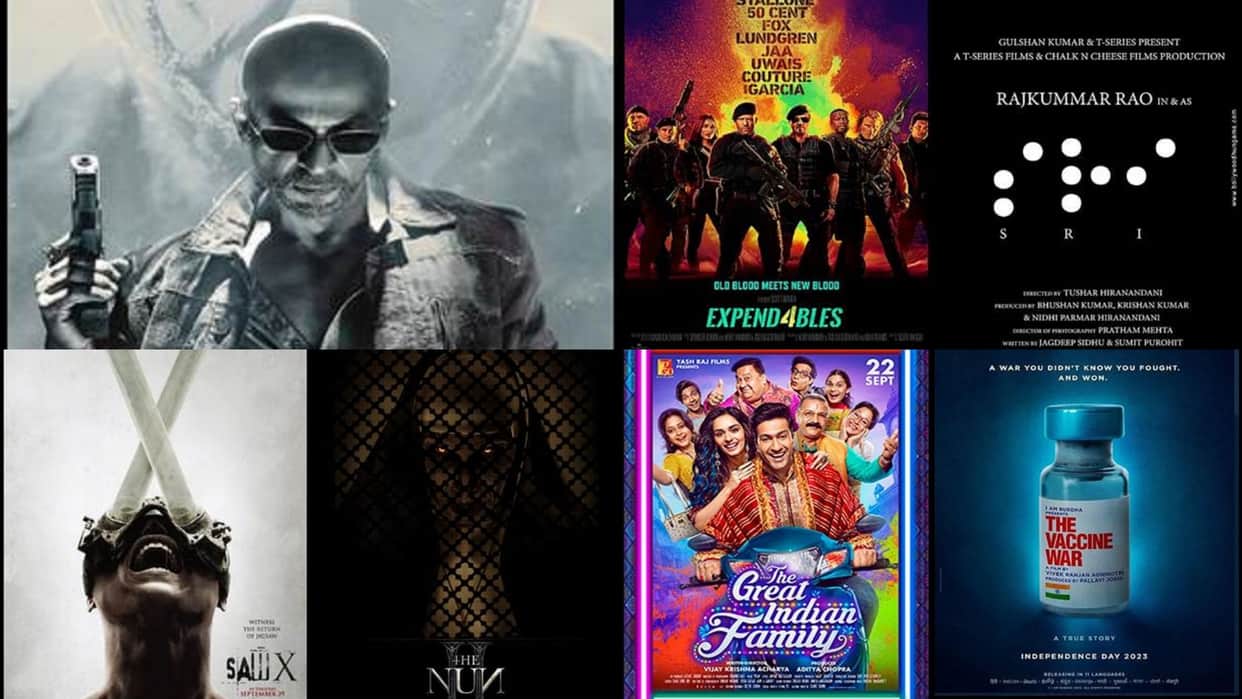 Shah rukh Khan Jawan clash with these movies September the nun 2 sri the great indian family the expendables