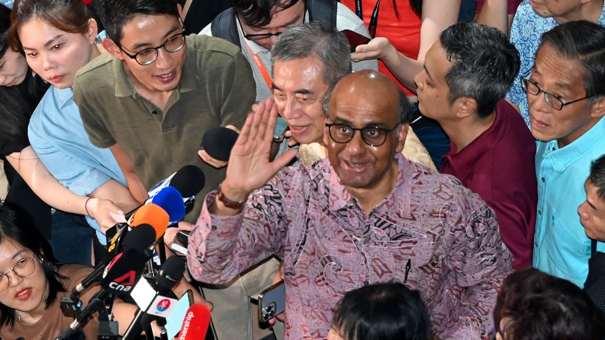 singapore new president tharman shanmugaratnam first speech after bumper winning