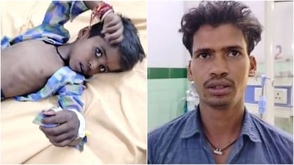 accused beat up a seven year old boy who went to eat Bhandara in Bareilly