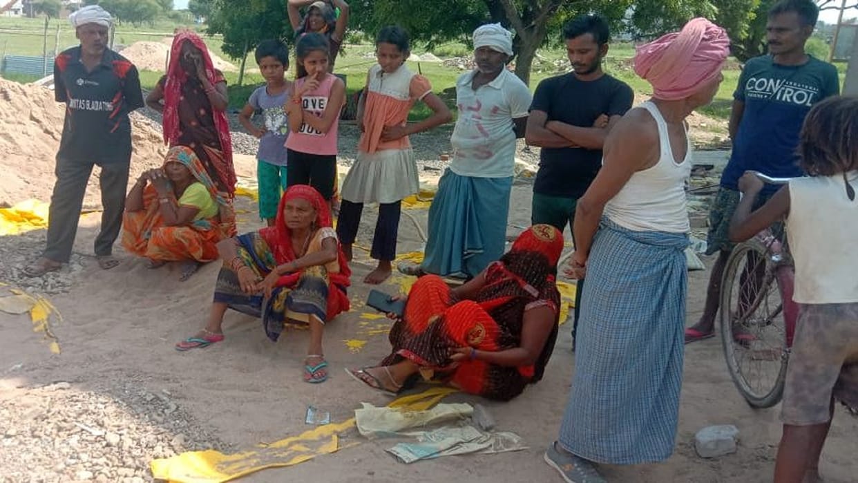 BJP district minister besieged for land encroachment, container vandalized