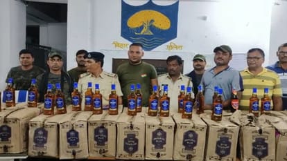 Bihar Liqour Ban: Foreign liquor recovered in huge quantity from Anganwadi center in Jamui; Bihar Police