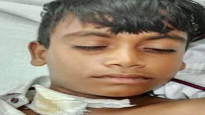 Air gun fired while playing a shrapnel hit the child neck in budaun