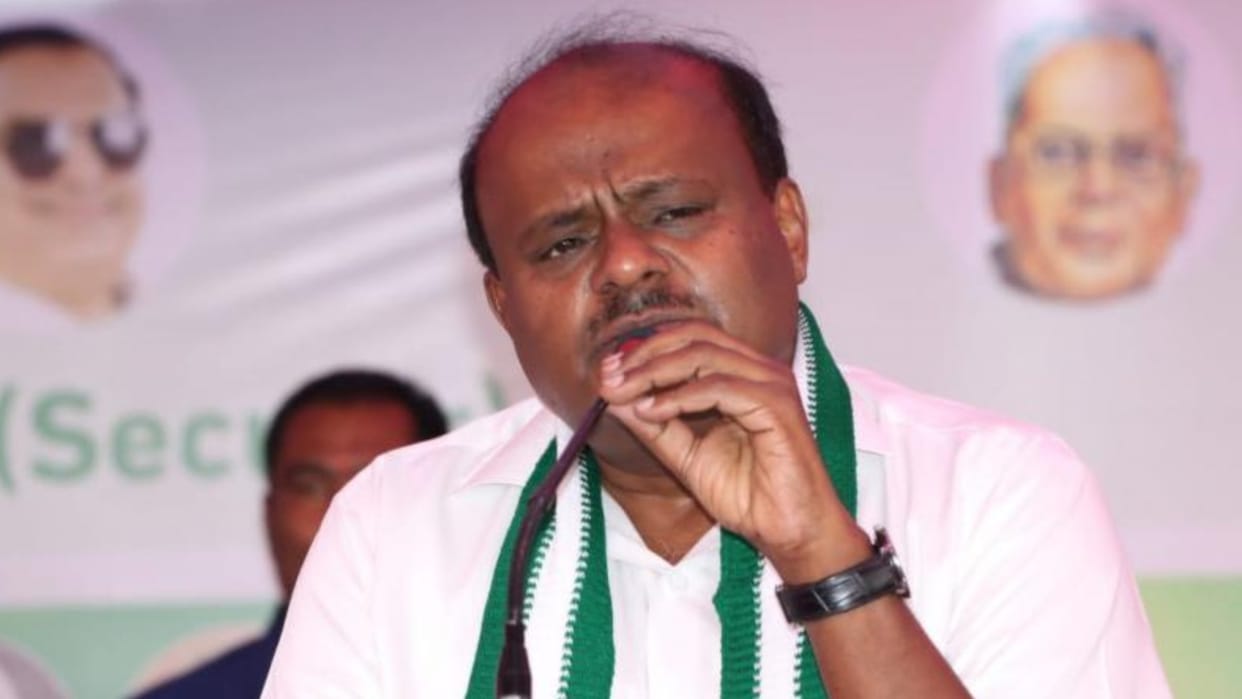 JD(S) leader Kumaraswamy takes a dig at Shivakumar for his alleged CM ambition