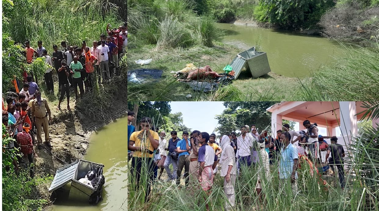 Womans body found in a box, The shepherds saw the foul smell, the police said  the face was crushed with a hea
