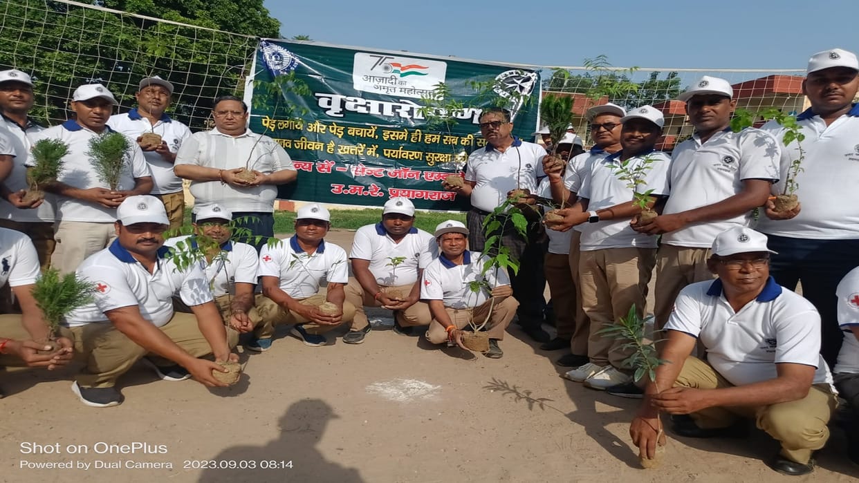 Members of St. John Ambulance planted trees, took oath for maintenance