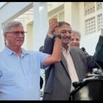 रोजर बिन्नी, जका अशरफ और राजीव शुक्ला