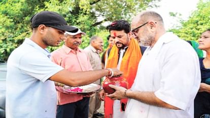 Union Minister Anurag Singh Thakur asked for soil from every house