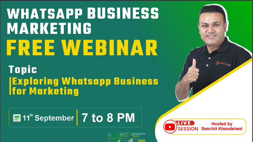 If business is failing again and again, or is incurring losses in business then join this Webinar-safalta