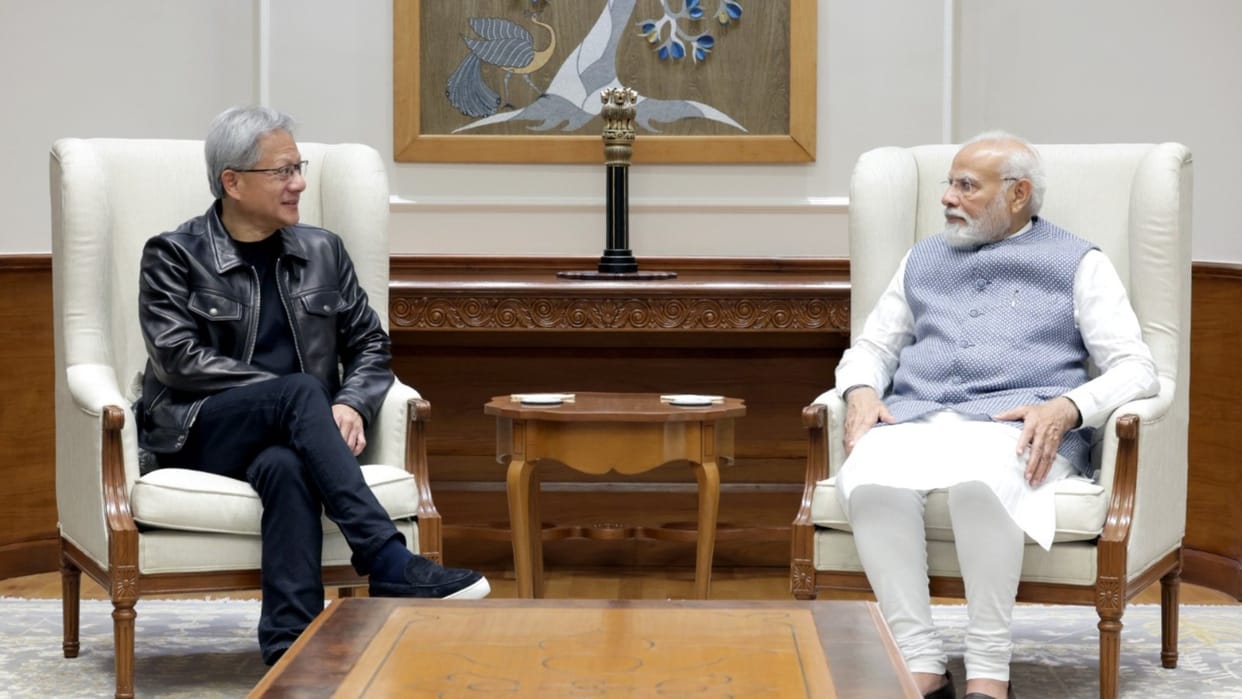 PM Modi meets CEO of Nvidia and discusses rich potential India offers in world of AI