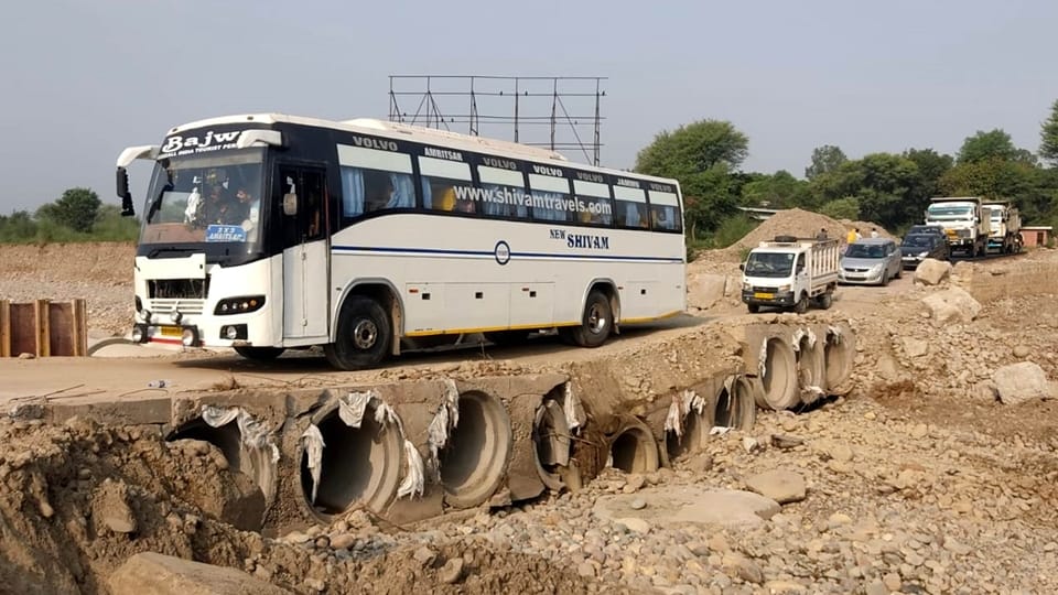 Jammu Pathankot Highway: Work on last slab started on alternative route vehicles will start soon