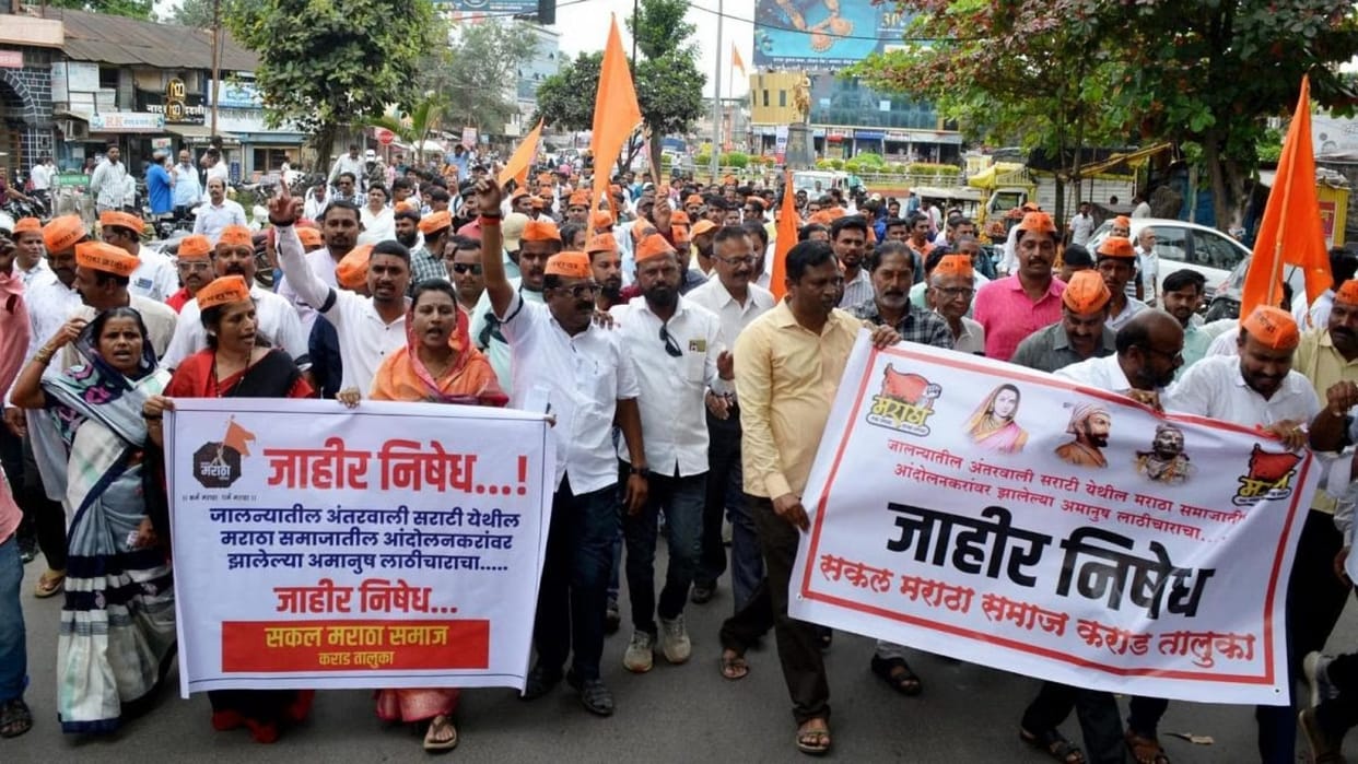 Quota violence: Maratha outfits protest against lathi-charge, ask DY CM Ajit Pawar to quit Shiv Sena-BJP govt
