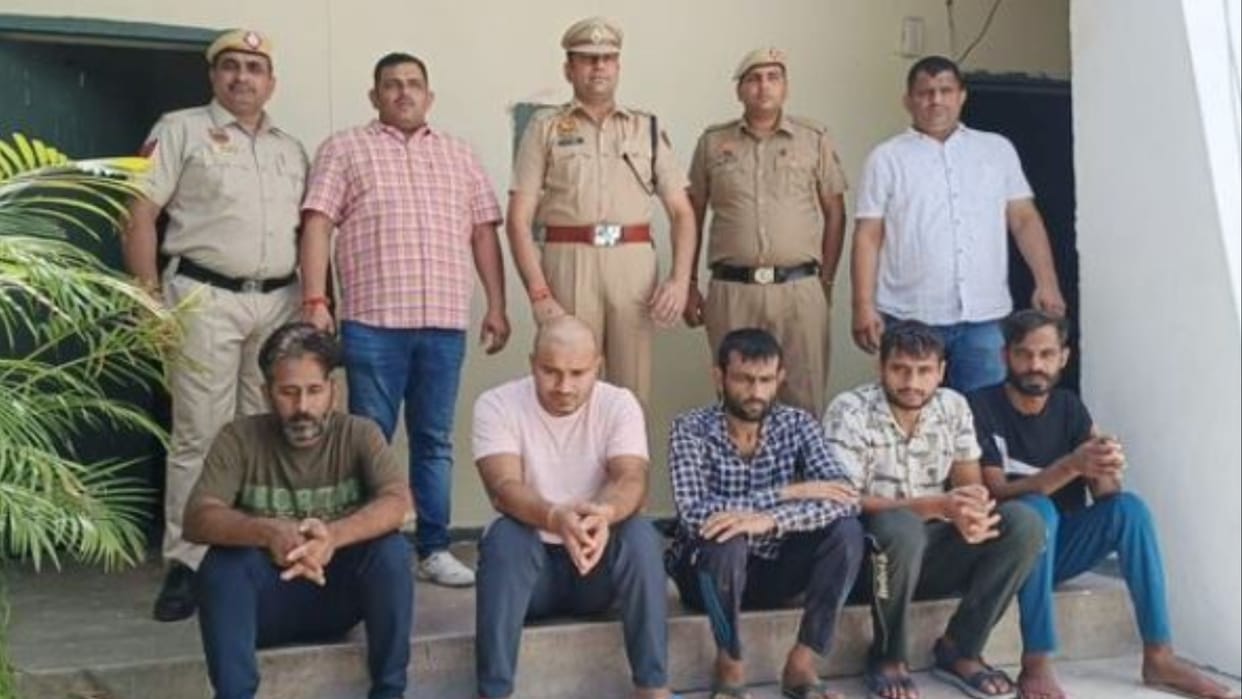 In Sonipat, CIA-1 team arrested six accused in the case of truck robbery from Kundli and Kharkhoda