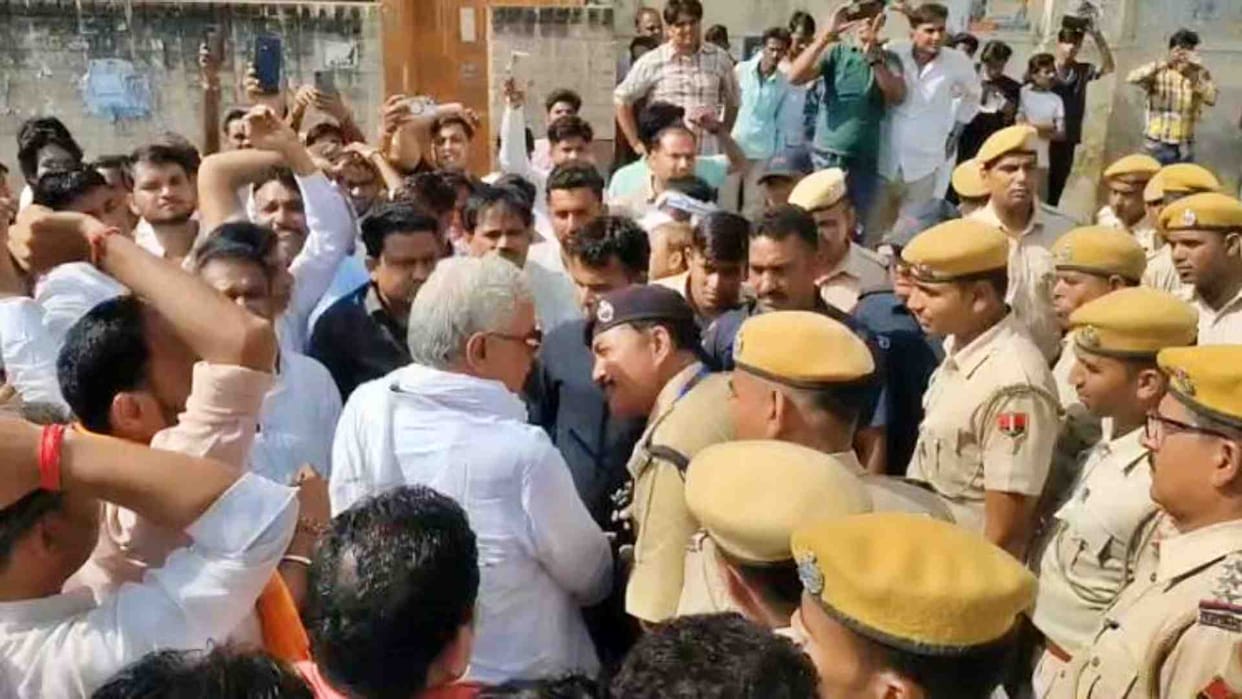 MP Dr. Kirori Lal Meena in the custody of Gangapur city police