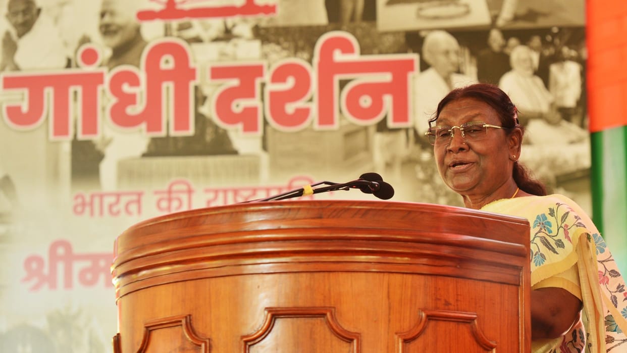 Goal of world peace can be achieved through path shown by Mahatma Gandhi, says President Murmu