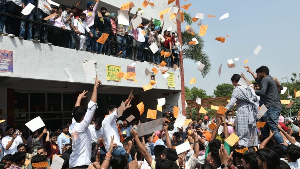 Last Day of Campaign in Panjab University Student Union Election