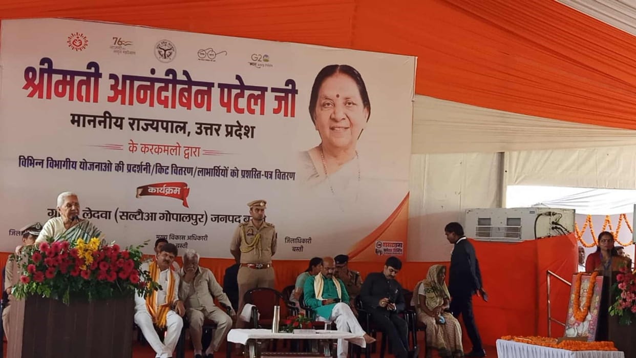 Governor anandiben said Liquor ban campaign in UP will start from Raj Bhavan
