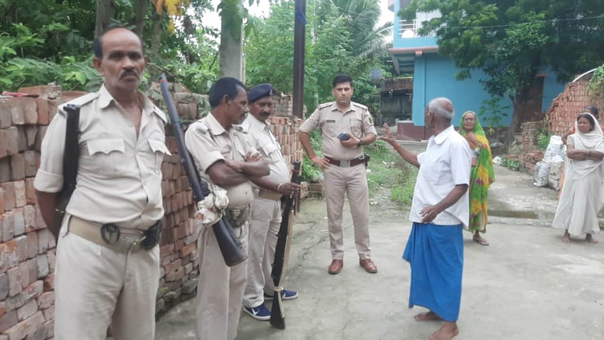 RCP Singh's relative was shot in an old dispute; Police is setting up camp in the village, no FIR yet
