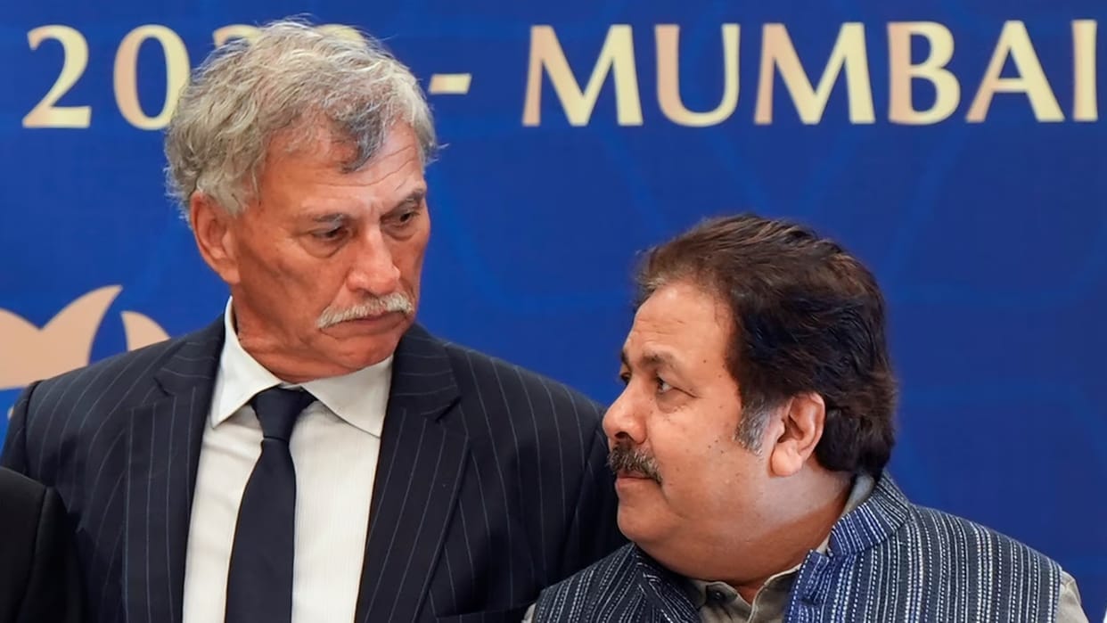 Roger Binny and Rajeev Shukla Pakistan tour to watch Asia Cup 2023 match lahore Gaddafi Stadium