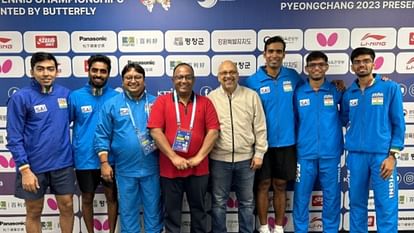 Table Tennis: India Mens team assures medal in Asian table tennis, defeating Singapore enters semi-finals