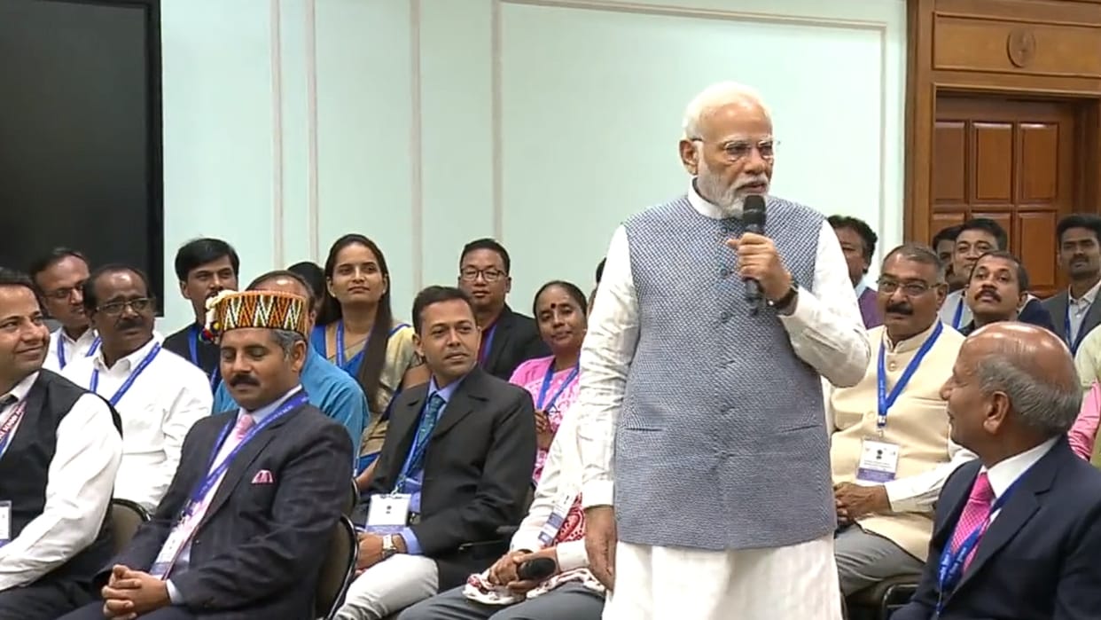 Teachers day 2023 PM Modi Interacts with winners of National Teachers Award