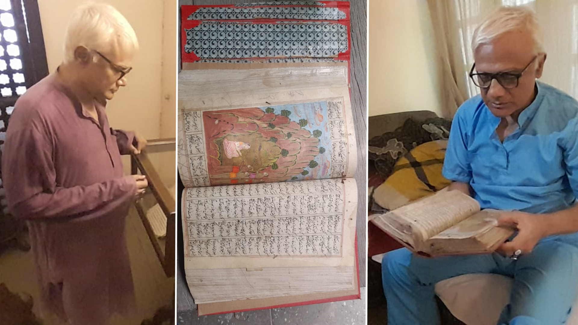 300 year old Ramayana written in Persian is kept in former President great grandson