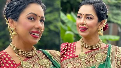 Ganesh Chaturthi 2023 traditional maharashtrian look for ganesh chaturthi rupali ganguly to madhuri dixit