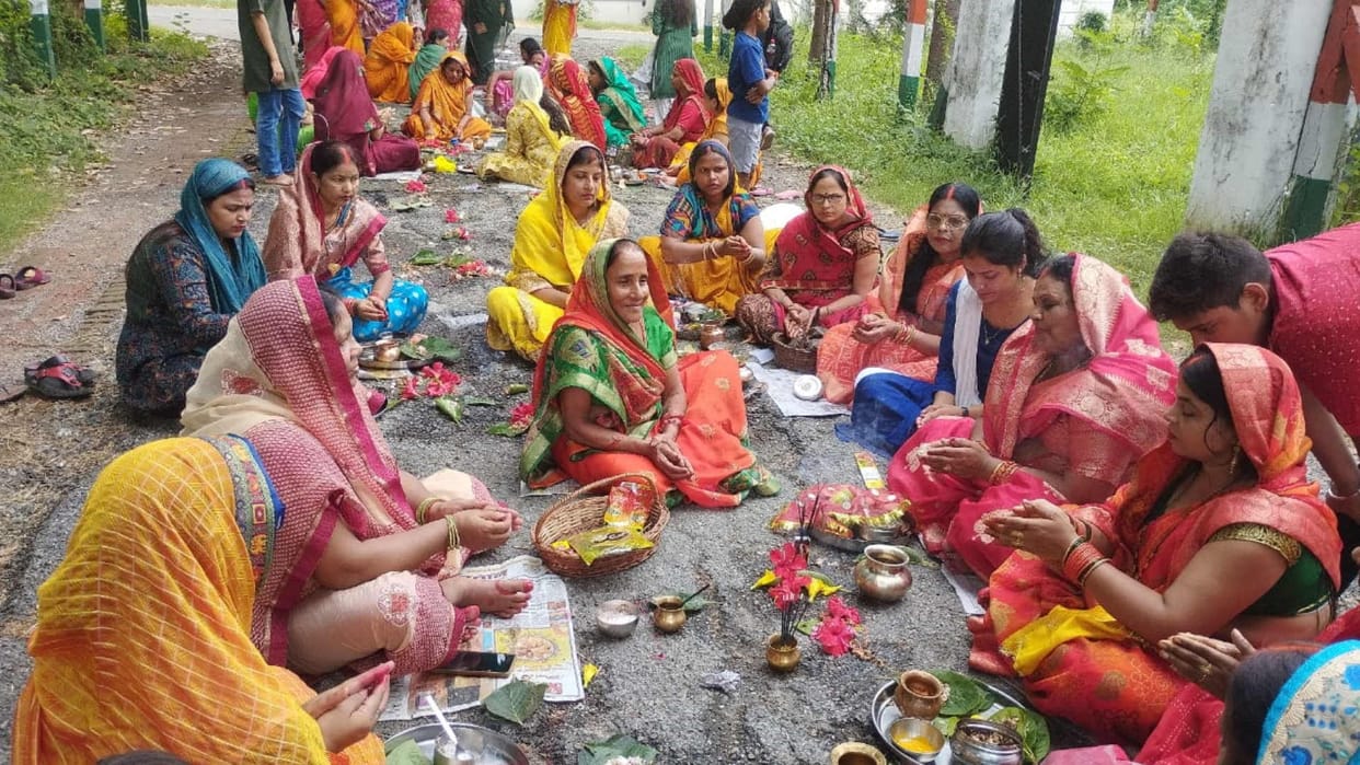 Mothers observed Halshasti fast for longevity of their children