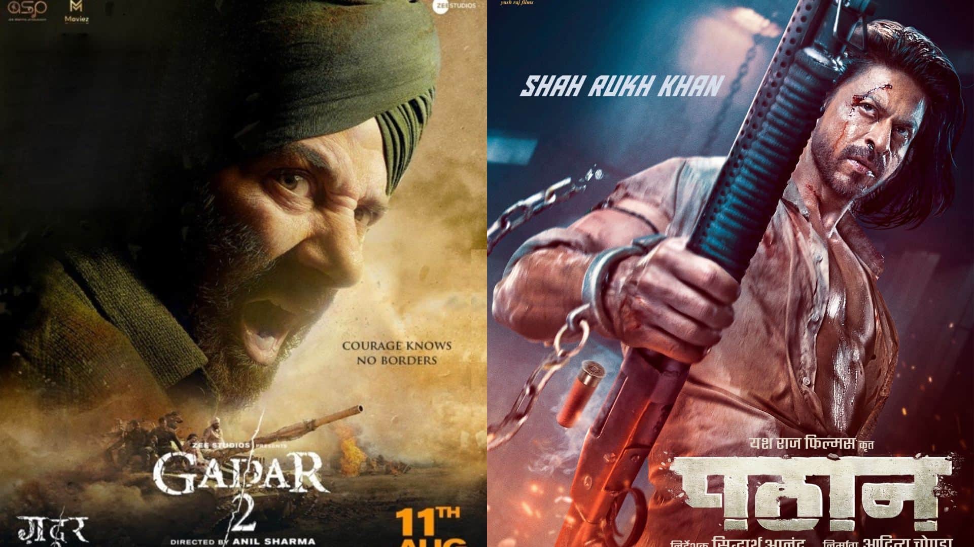 Box Office Collection 2023 Hindi Movies Pathaan Gadar 2 The Kerala Story Dream Girl 2 ZHKZBK