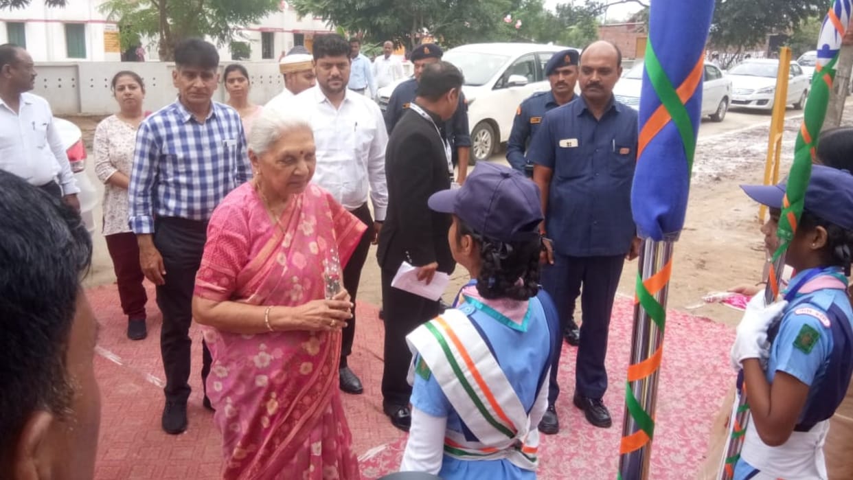UP governor Anandi Ben Patel Ambedkarnagar visit.