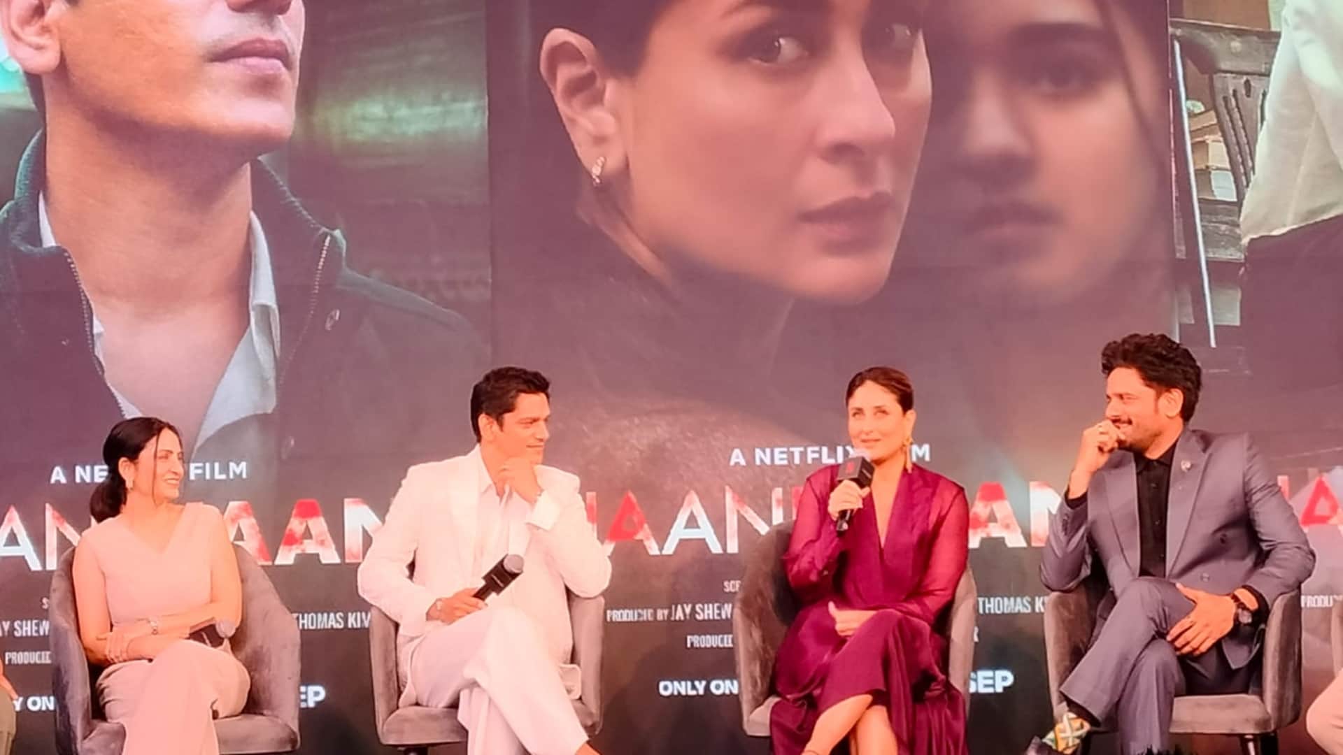 Jaane Jaan Trailer Launch Event Kareena Kapoor Jaideep ahlawat Sujoy Ghosh talks about Film