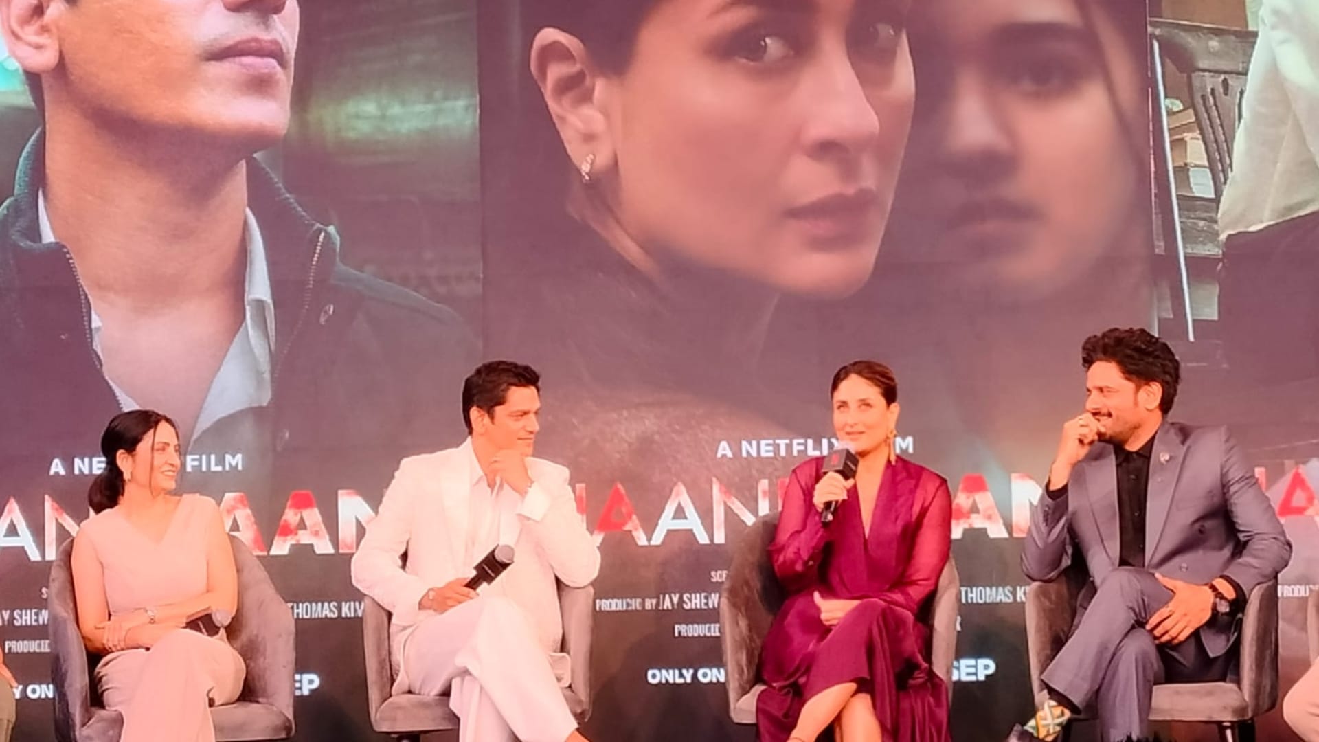Jaane Jaan Trailer Launch Event Kareena Kapoor Jaideep ahlawat Sujoy Ghosh talks about Film