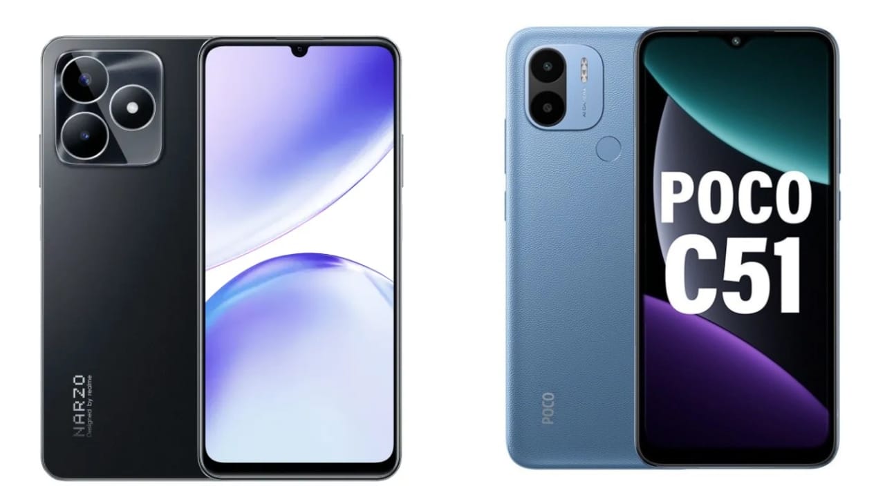 Poco C51 Vs Realme Narzo N53 Know Which Budget Phone Is Best Under 10000 Check details in Hindi