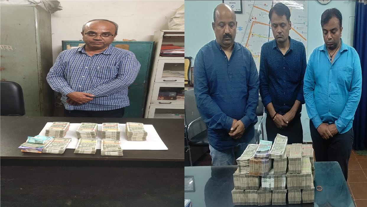 80 lakh rupees seized during police checking operation in Raipur