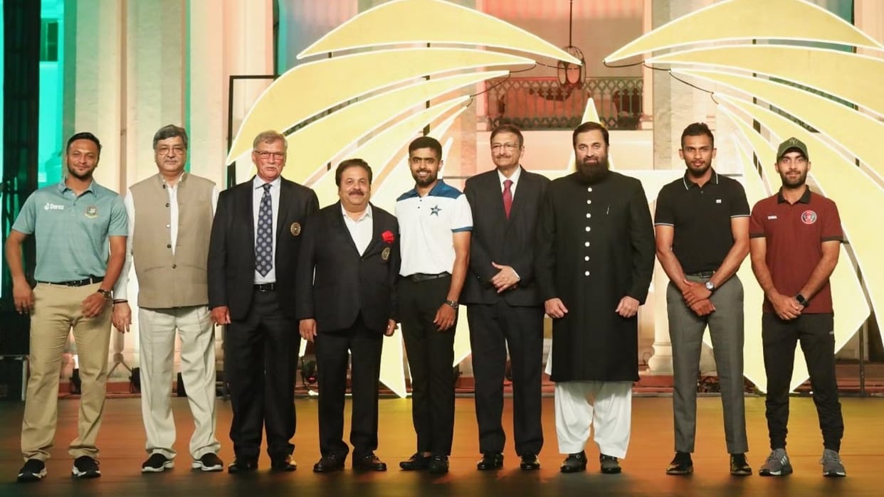 Asia Cup Roger Binny and Rajeev Shukla attended PCB program in lahore met these players including Babar Azam