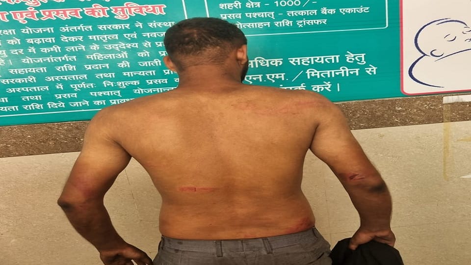 SI son beaten badly by constables victim complains to SP and demands action