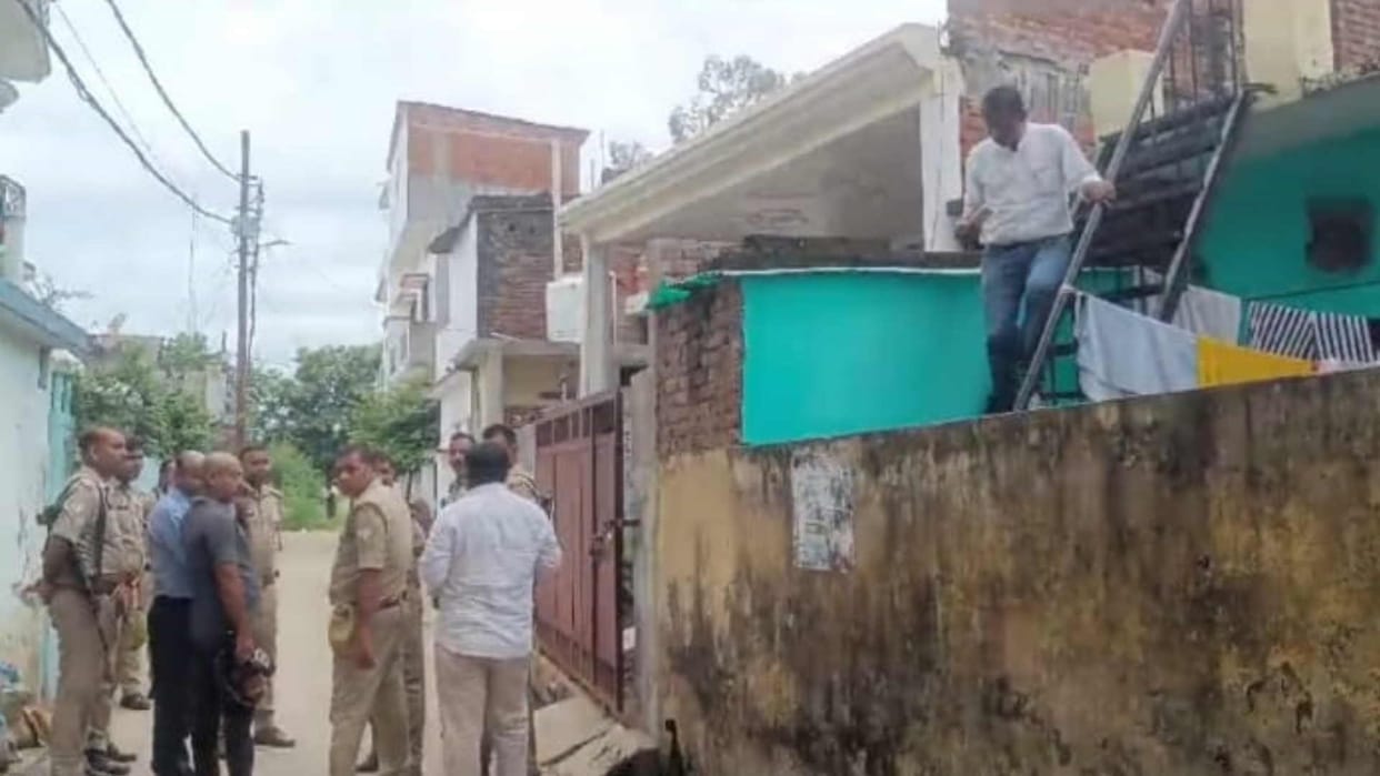NIA raided Umanagar in Deoria city