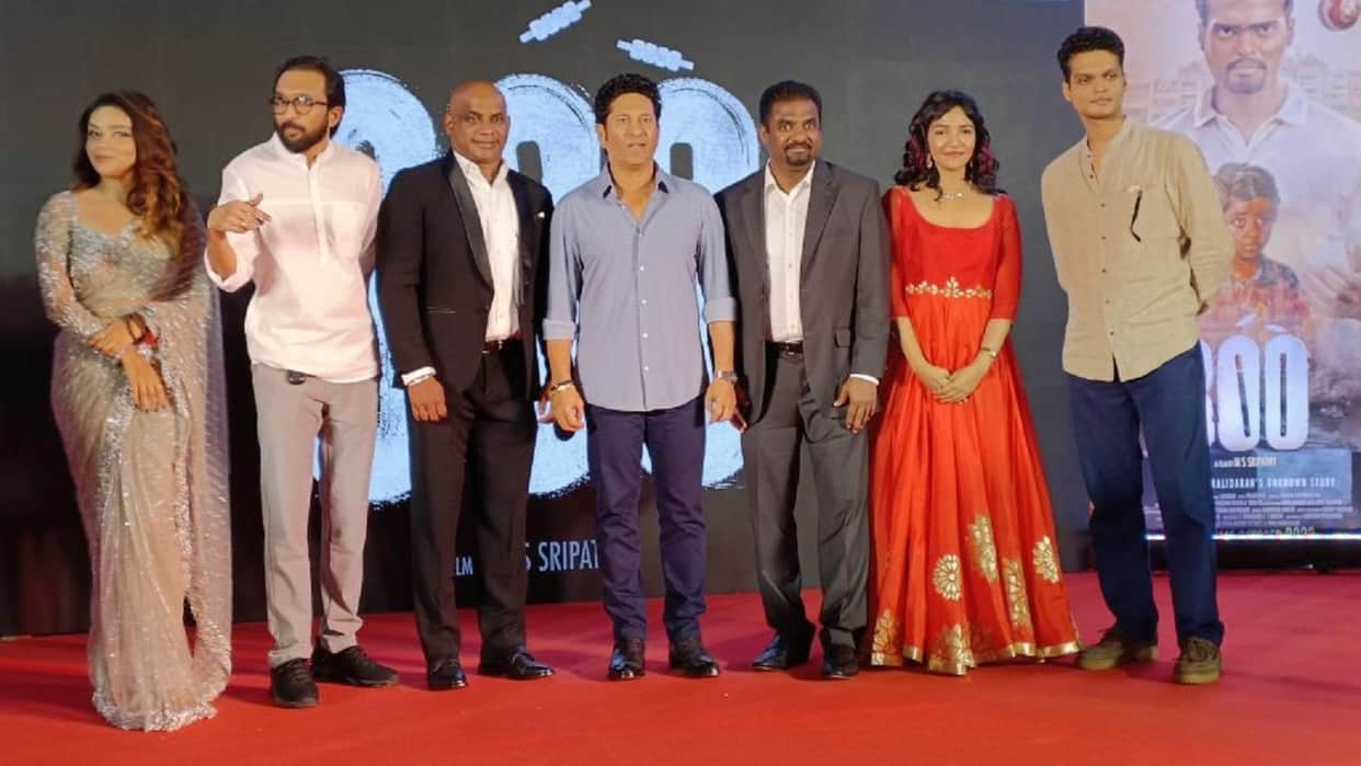 800 trailer Sachin Tendulkar unveils biopic on Muttiah Muralitharan read story here in detail